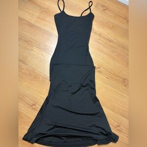 Elegant Black Body Con Dress
